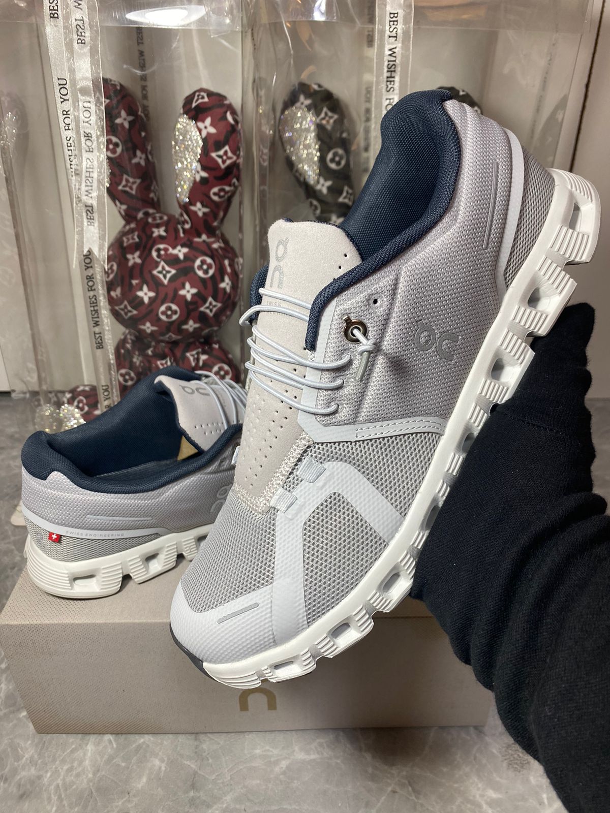 On Cloud 5 Glacier Gray Shoes