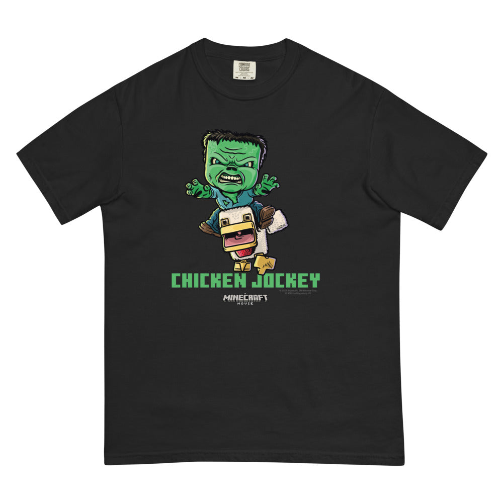 A Minecraft Movie Chicken Jockey Comfort Colors Adult T-Shirt