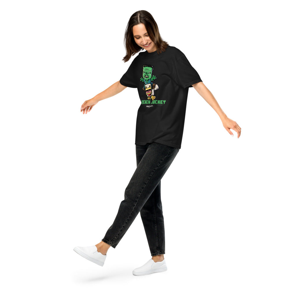 A Minecraft Movie Chicken Jockey Comfort Colors Adult T-Shirt