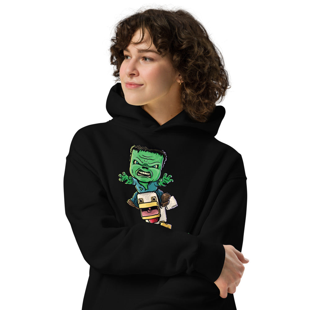 A Minecraft Movie Chicken Jockey Unisex Oversized Hoodie