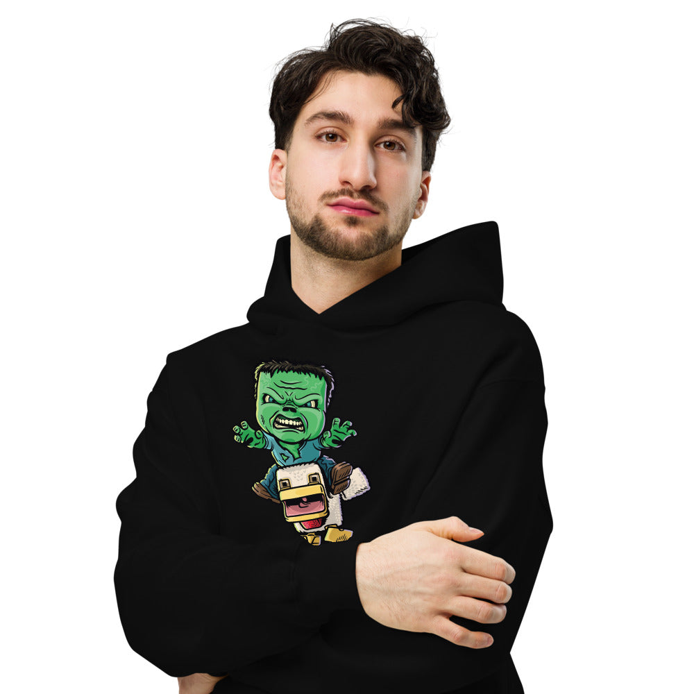 A Minecraft Movie Chicken Jockey Unisex Oversized Hoodie
