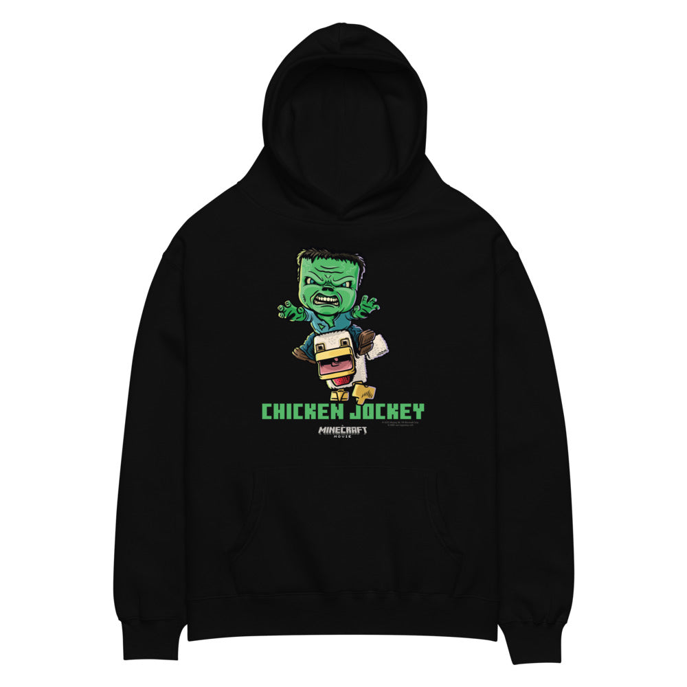 A Minecraft Movie Chicken Jockey Unisex Oversized Hoodie