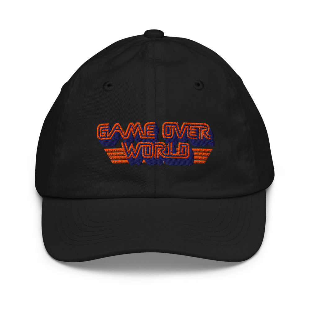 A Minecraft Movie Game Over World Kids Baseball Hat