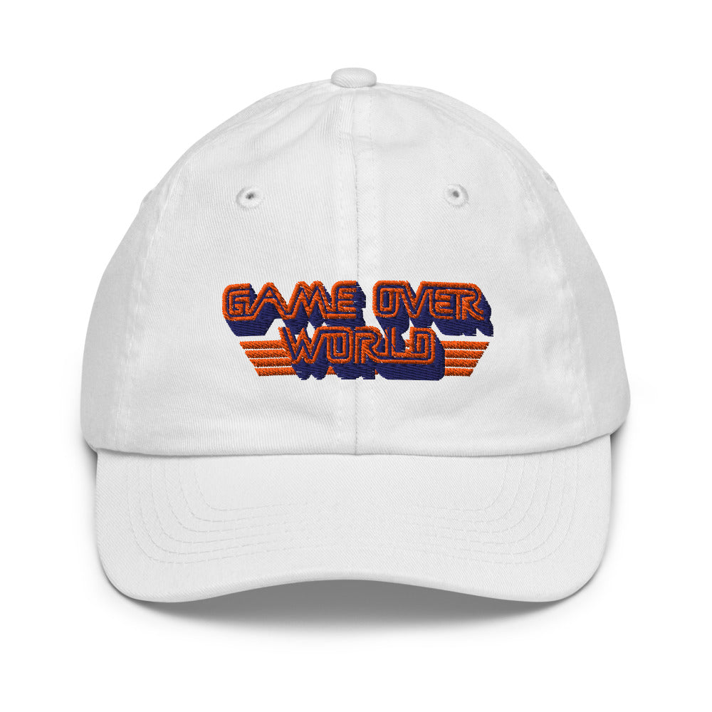 A Minecraft Movie Game Over World Kids Baseball Hat